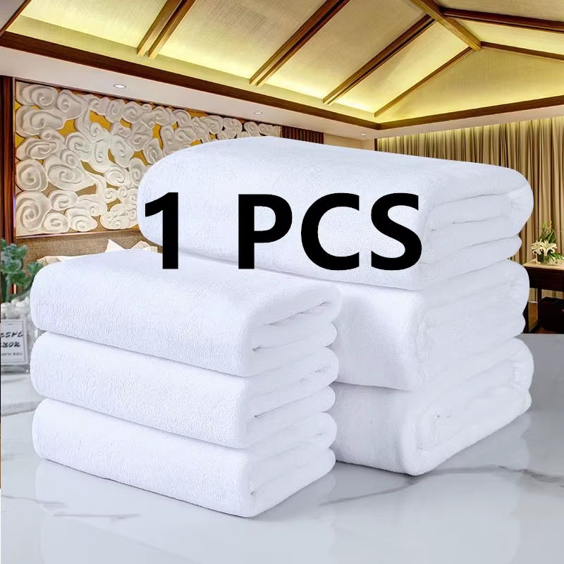 120X200 Cm White Classic Luxury Hand Towel-Hotel-Spa-Kitchenware-Microfiber Bath Towel Beauty Salon Towel