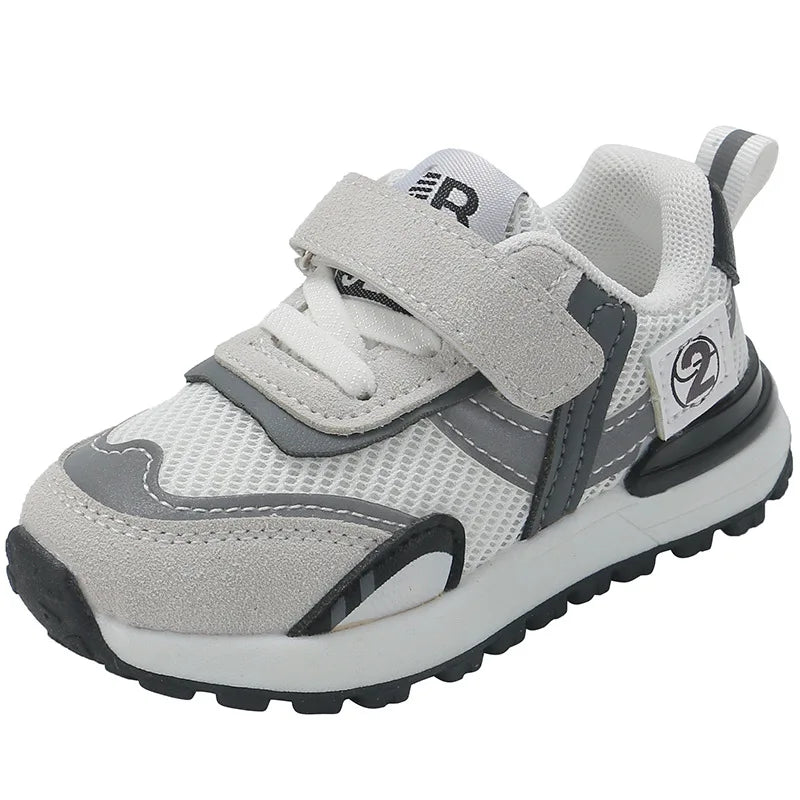 Fashion Kids Casual Light Mesh Sneakers Toddler Children Soft Bottom Breathable Walking Outdoor Shoes Boys Running Sports Shoes