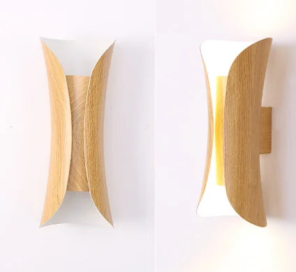 Classical Design Double Head Dustproof Outdoor Landscape Led Wall Light up and Down Round Cob Led Light for Bedroom Courtyard