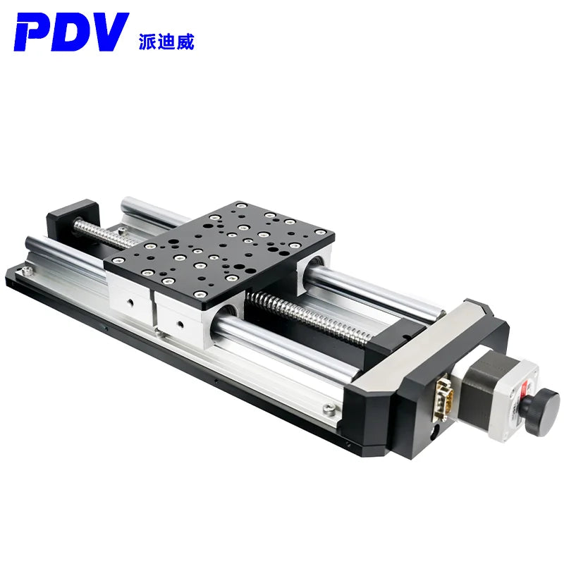 PT-GD130P 50/100/150/200/300/400/500 Miniature Motorized High Precision Linear Stages Translation Stage