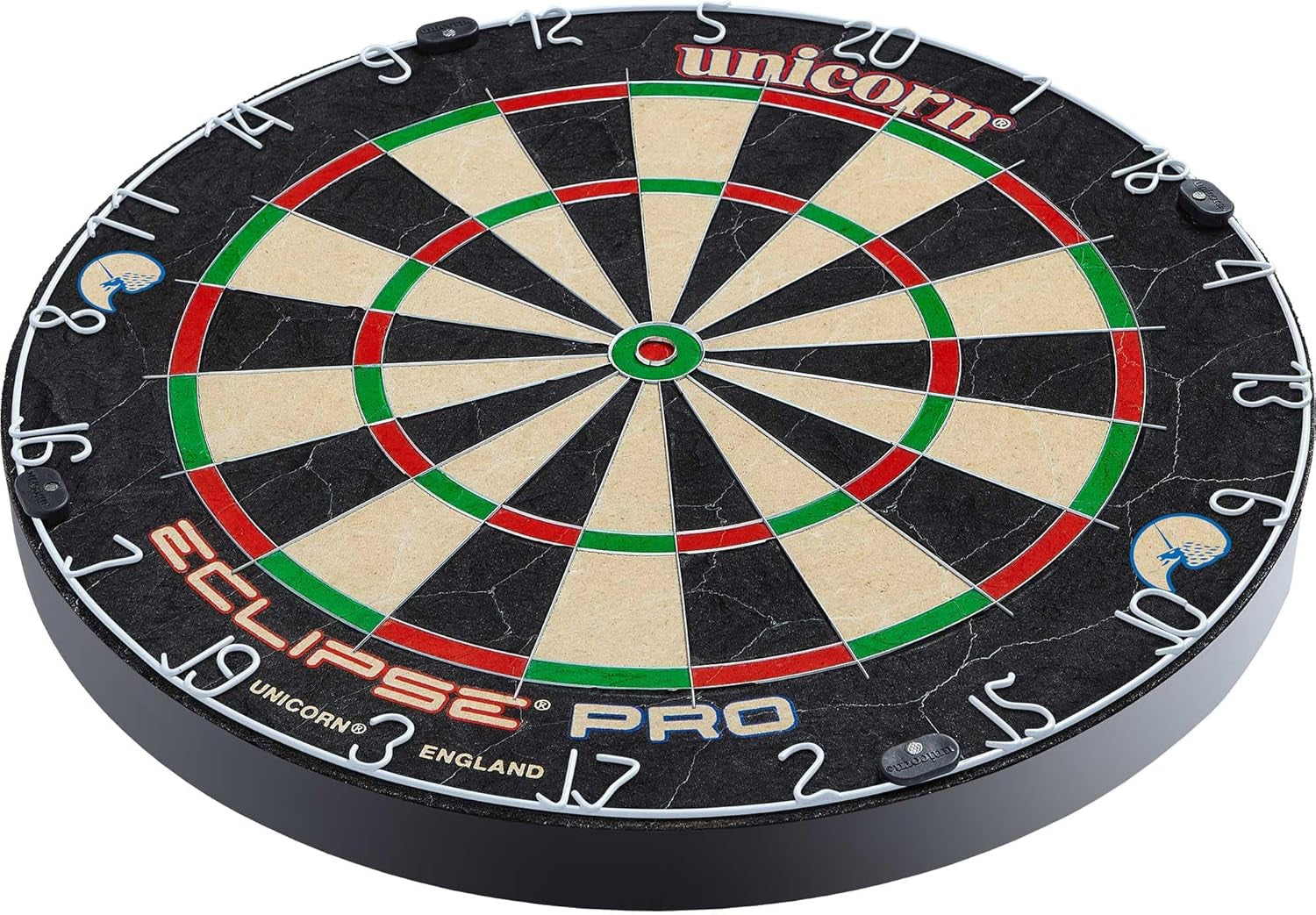 Eclipse Pro, Professional Bristle Dartboard with Competition Quality Sisal, Spider and Number Ring, Professional Dart Board for Adults
